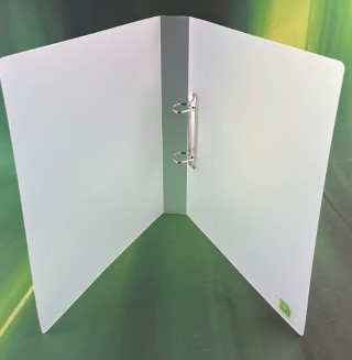 A4 Portrait Polypropylene Ring Binder, 750 micron cover with 25mm 2 D ring