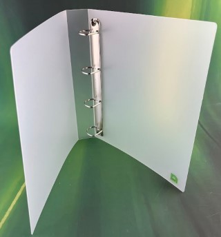 A4 Portrait Polypropylene Ring Binder, 1100 micron cover with 25mm 4 D ring