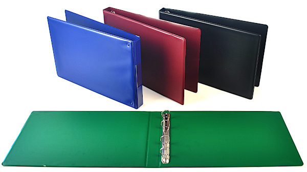 A4 Landscape Standard PVC binder with 4 D ring mechanism