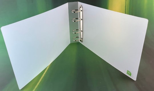 A4 Landscape Polypropylene Ring Binder 750 micron cover with 40mm 4 D ring