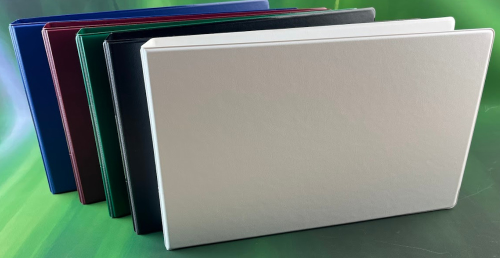 A4 Landscape Standard PVC binder with 20mm 4 D ring mechanism