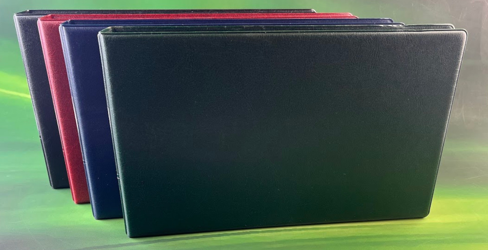 A4 Landscape deluxe quality padded PVC Binder with 4D ring mechanism
