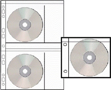 Punched CD/DVD Pocket