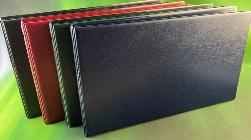 Certificate binder deluxe quality padded PVC with 4 round ring mechanism