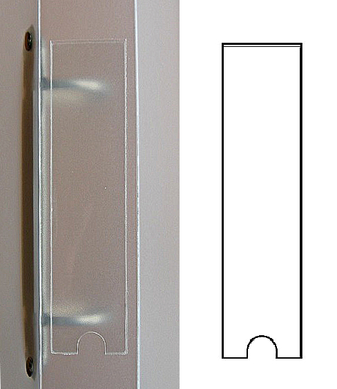 Polypropylene Spine Label 102 x 25mm, Sample