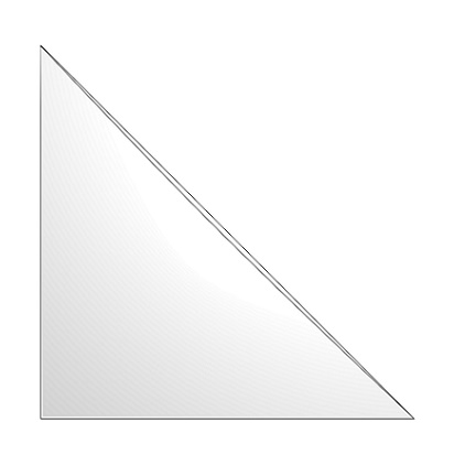 Diagonal Corner Pocket 100x100mm Sample