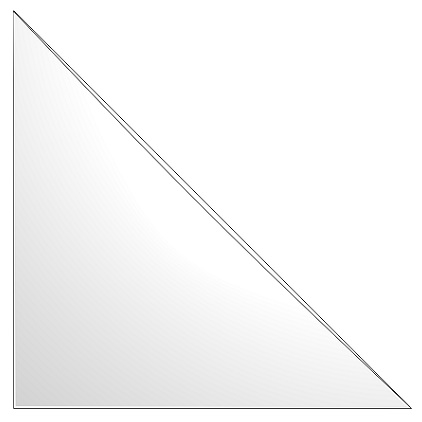 Diagonal Corner Pocket 170x170mm Sample