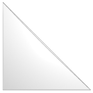 Self-Adhesive Triangle Corner Pocket 170x170mm, pack of 100