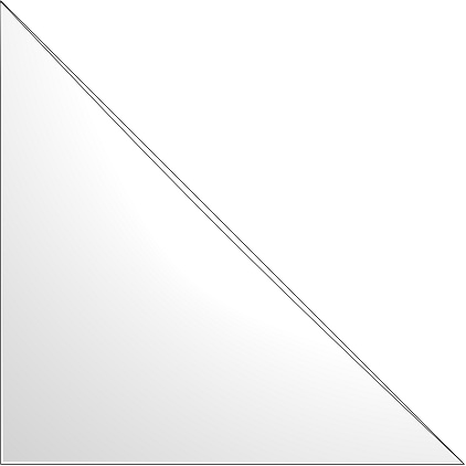 Self-adhesive Triangle Diagonal Corner Pocket 210x210mm, pack of 100
