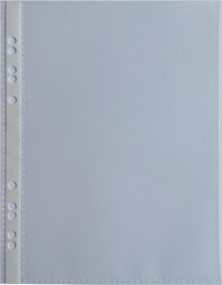 A6 Punched Portrait 80 micron light orange peel embossed polypropylene pocket, pack of 100