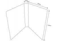 A4 Portrait White Polypropylene Ring Binder with 30mm 4 D ring  - view 2
