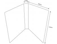 A4 Portrait White Polypropylene Ring Binder with 30mm 2 D ring - view 2
