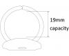 A5 Landscape Polypropylene Ring Binder 32mm Spine with 25mm 2 round ring - view 4