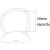 A7 Portrait Polypropylene Ring Binder 24mm Spine with 10mm 2 D ring - view 5