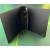 A5 Portrait Polypropylene Ring Binder with 25mm 4 D ring in Black - view 1