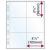 A4 Portrait 110 micron polypropylene photo album page, 6 Pocket, pack of 100 - view 3