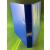 A4 Portrait Blue Polypropylene Ring Binder 25mm capacity 2 D ring with Cover and Spine Pockets - view 3