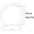 A6 Portrait Polypropylene Ring Binder 40mm Spine with 25mm 4 D ring - view 5