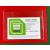 Self adhesive rectangular pocket for card size 75x100mm, open long edge, pack of 100 - view 1