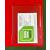A7 Self adhesive rectangular pocket to take card 105x74mm, open short edge, pack of 100 - view 1
