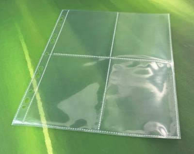 3-Ring Premium Mini Album Black 100 4-Pocket Toploading Pages Clear - Standard Size 67 X 93 Mm